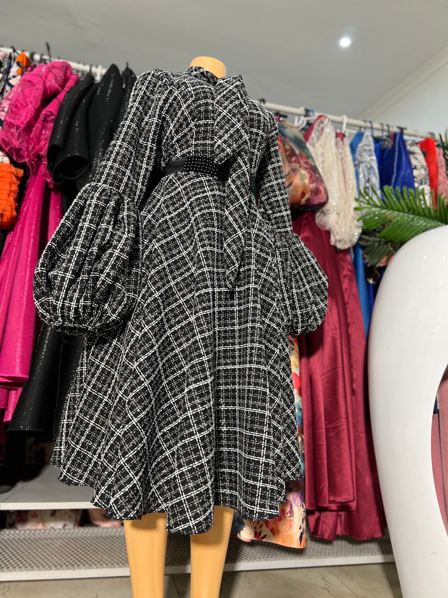 Shenell tweed dress