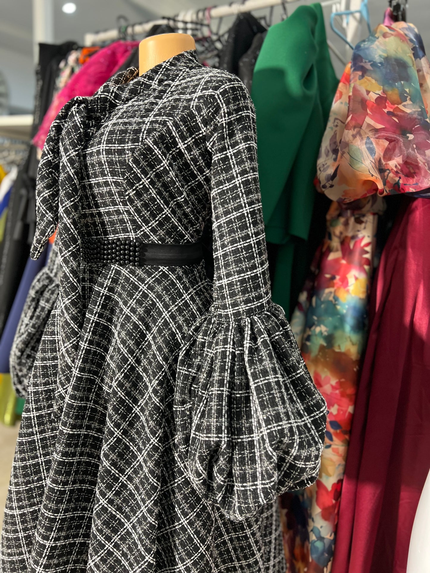 Shenell tweed dress