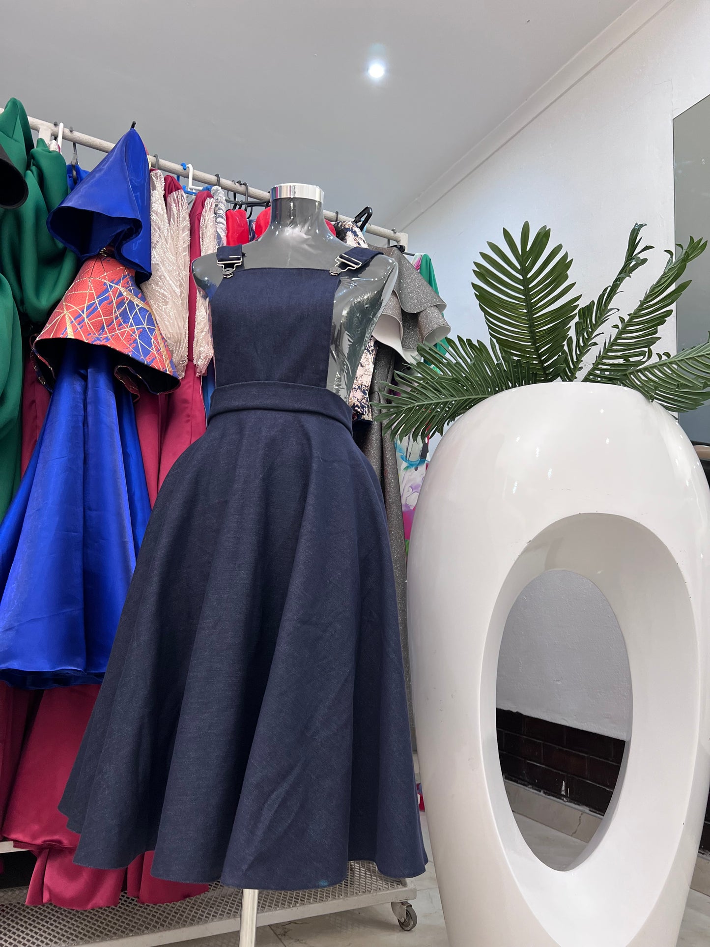 Shenell denim dress