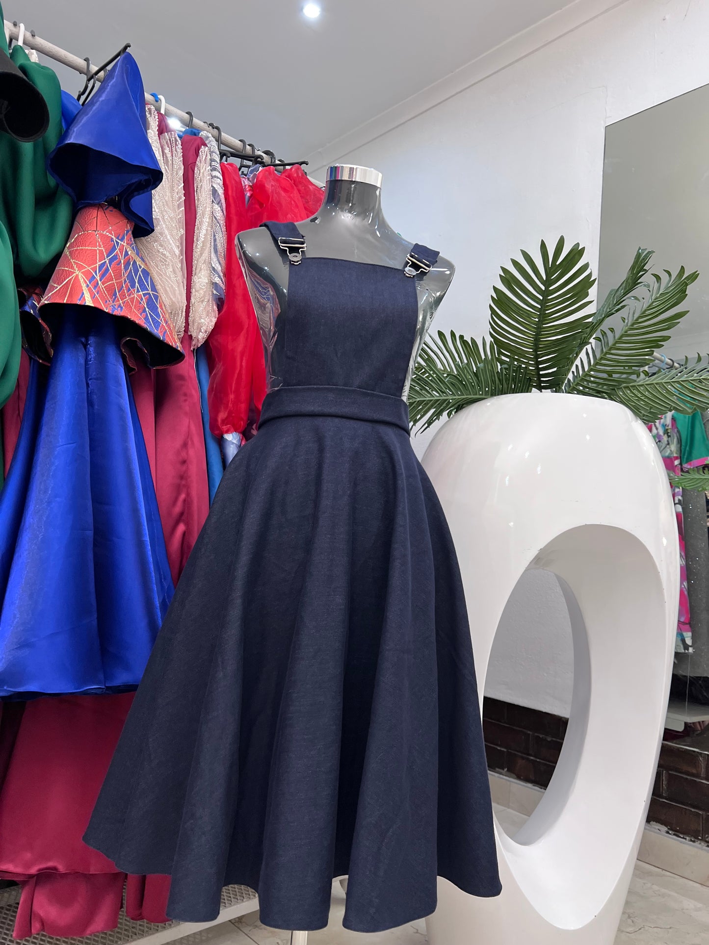 Shenell denim dress