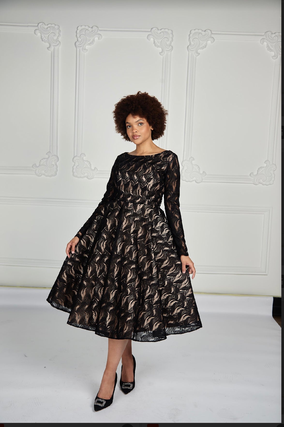 Shenell scarlet dress