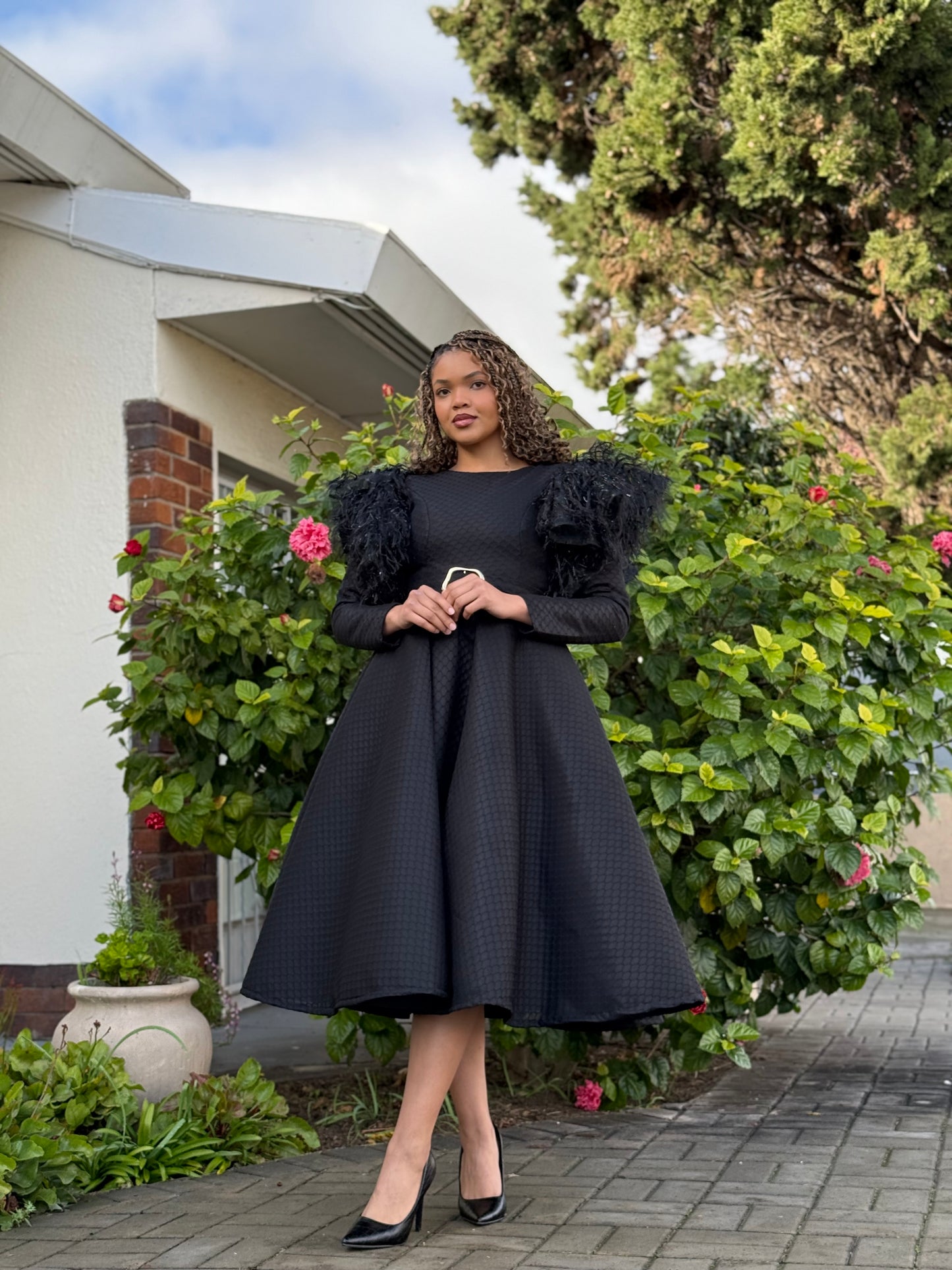 Shenell Veyra Black Dress