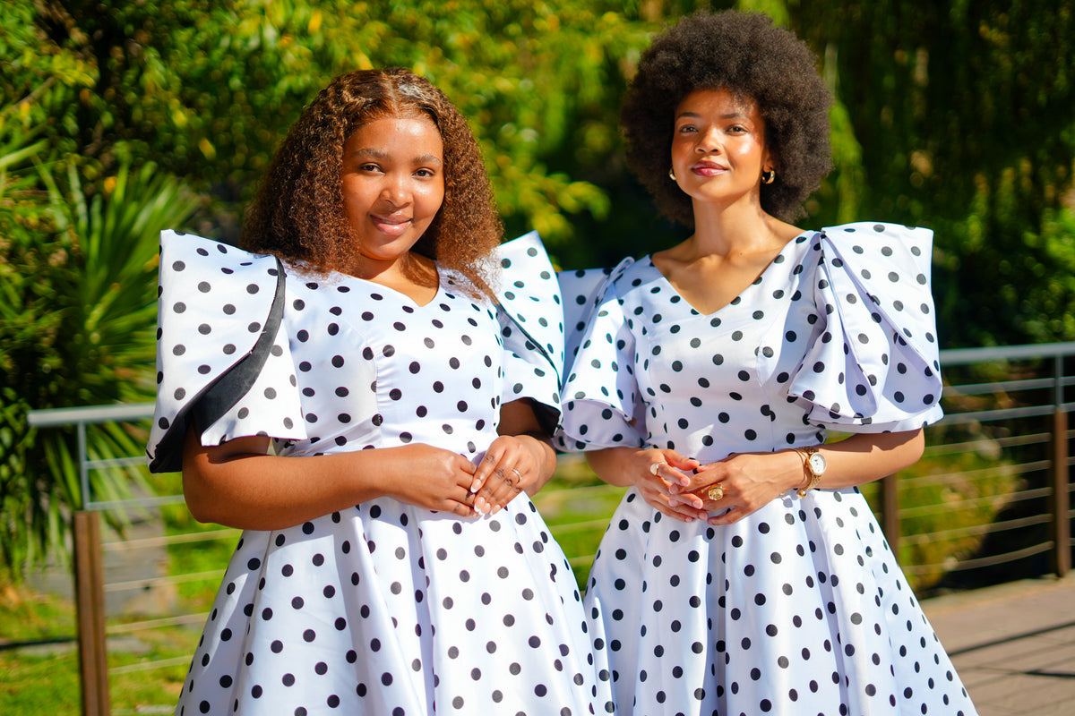 Shenell the Amélie polka-dot dress