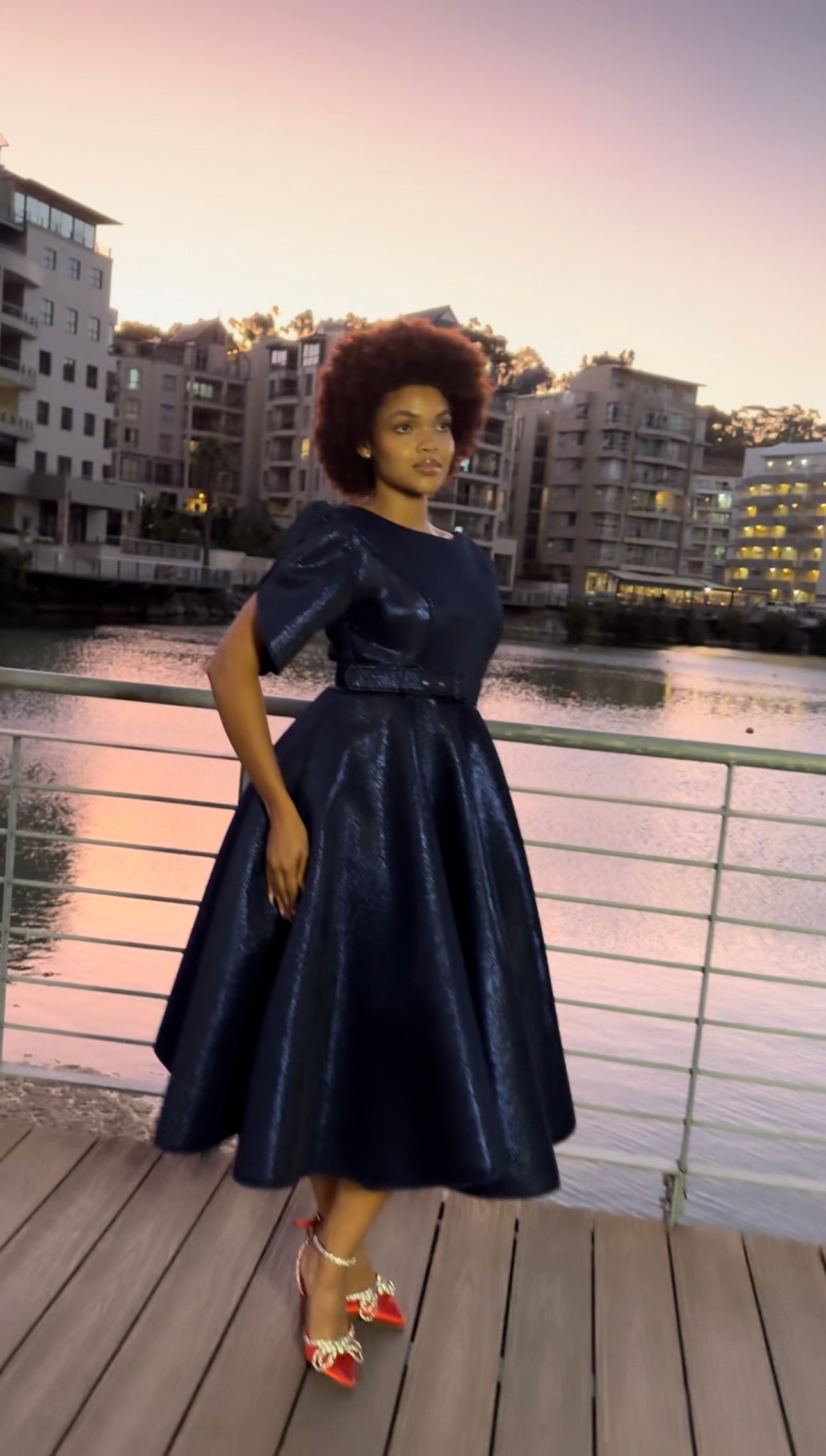 Navy royal hana dress