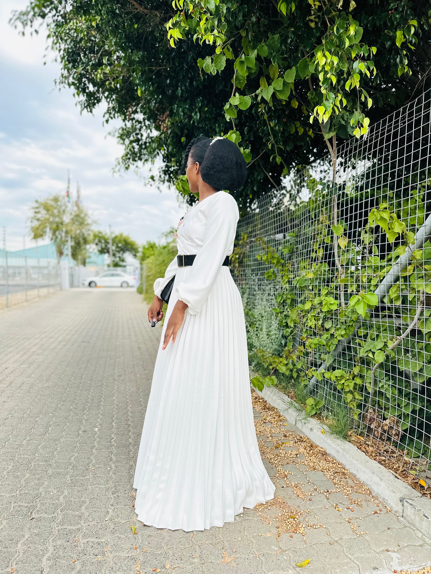 Shenell pleated dress 0002