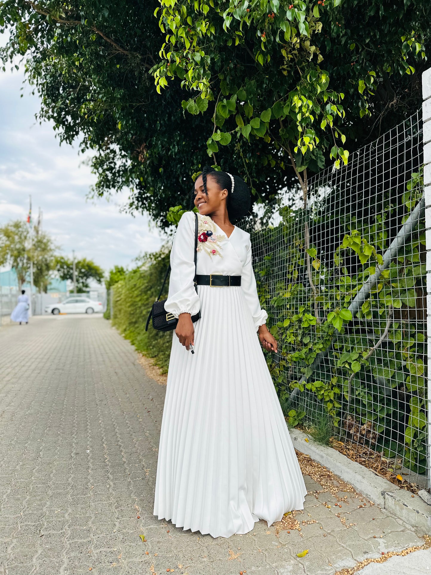 Shenell pleated dress 0002