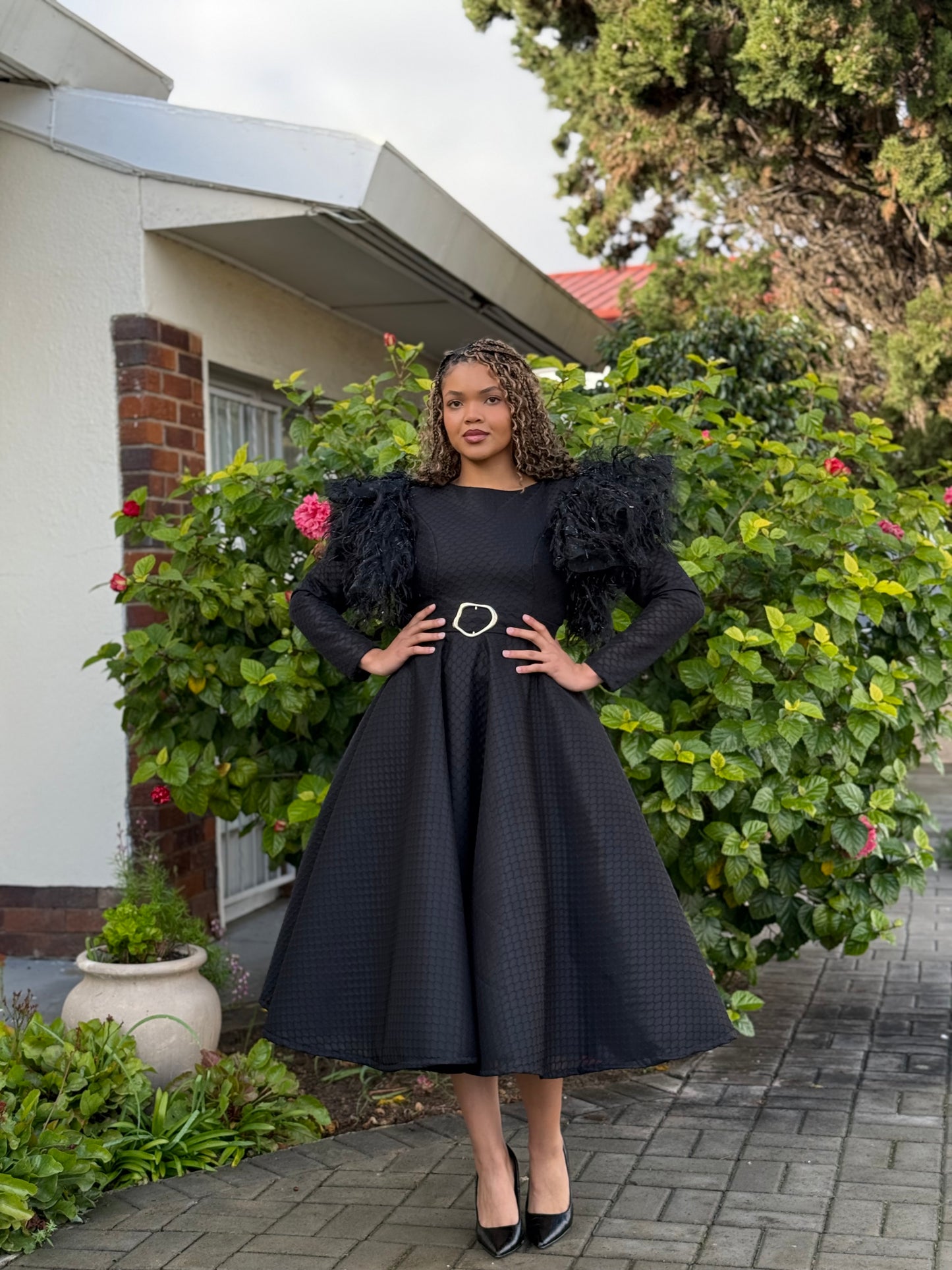Shenell Veyra Black Dress