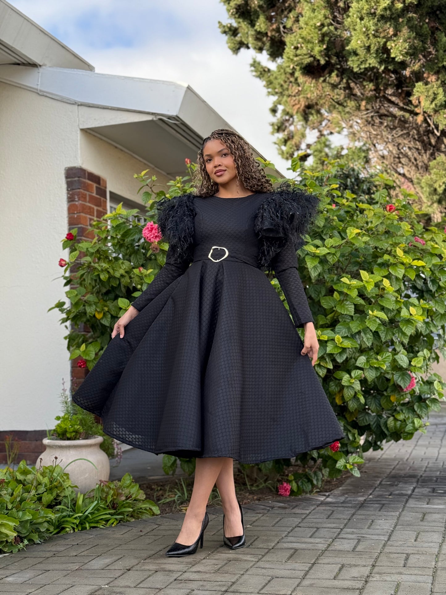 Shenell Veyra Black Dress