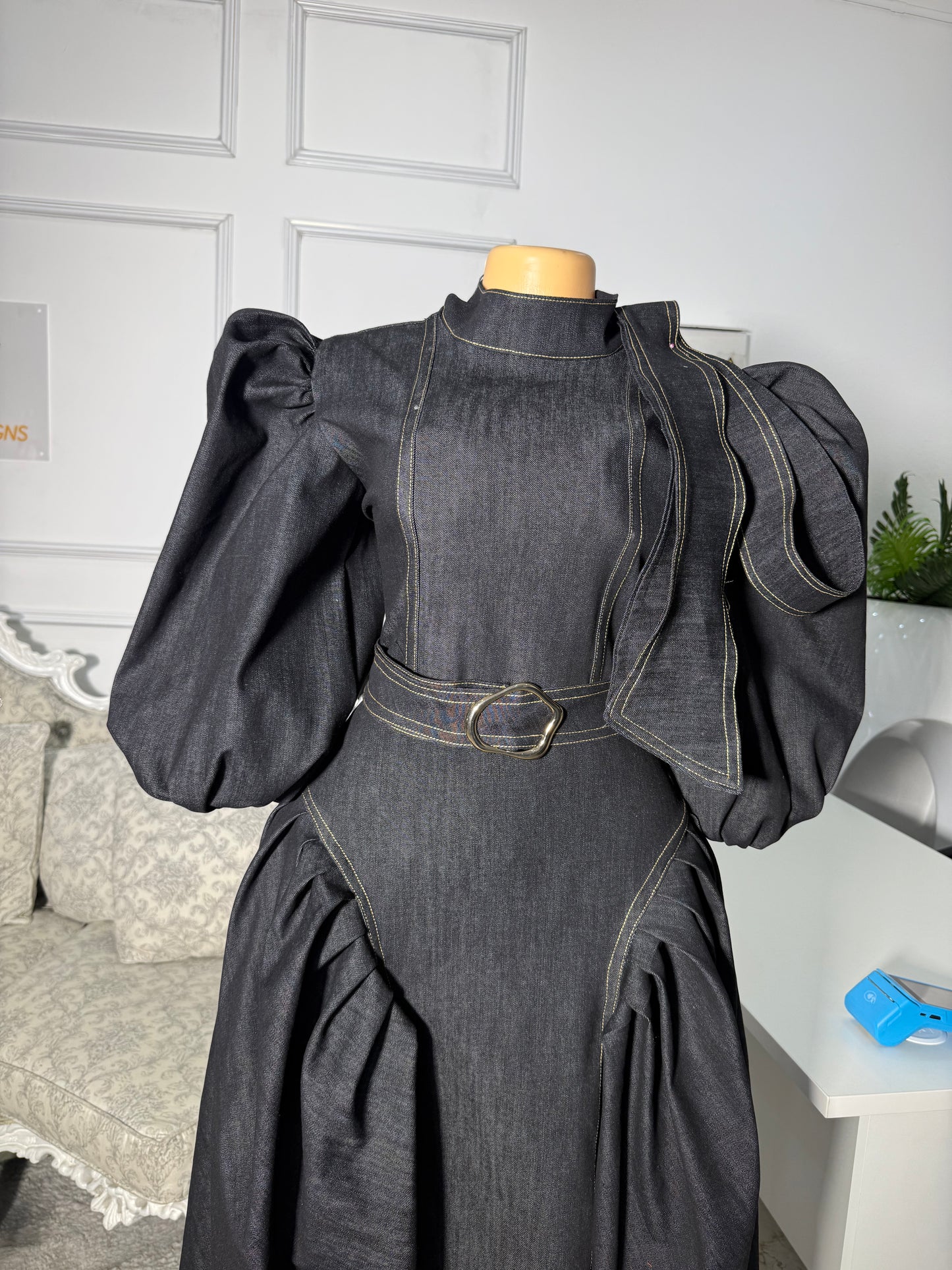Shenell denim dress 11113