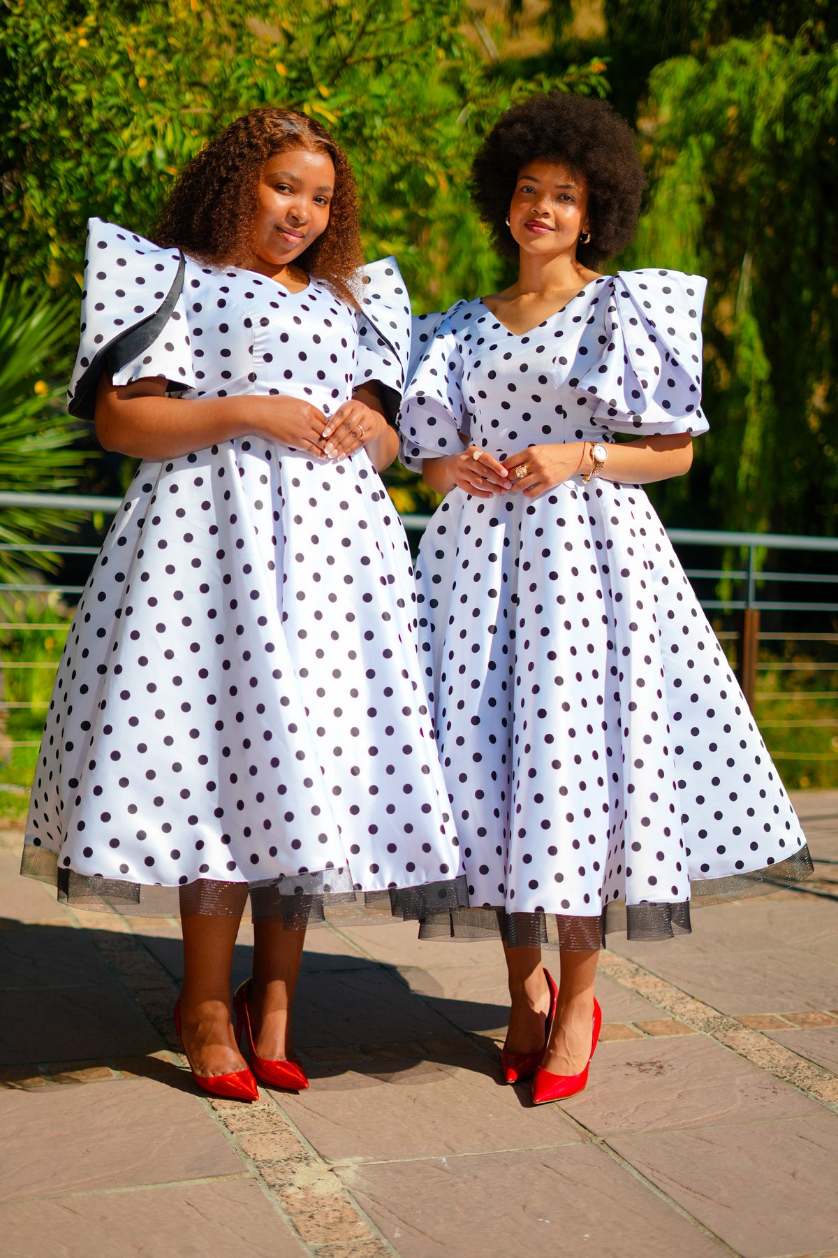 Shenell the Amélie polka-dot dress
