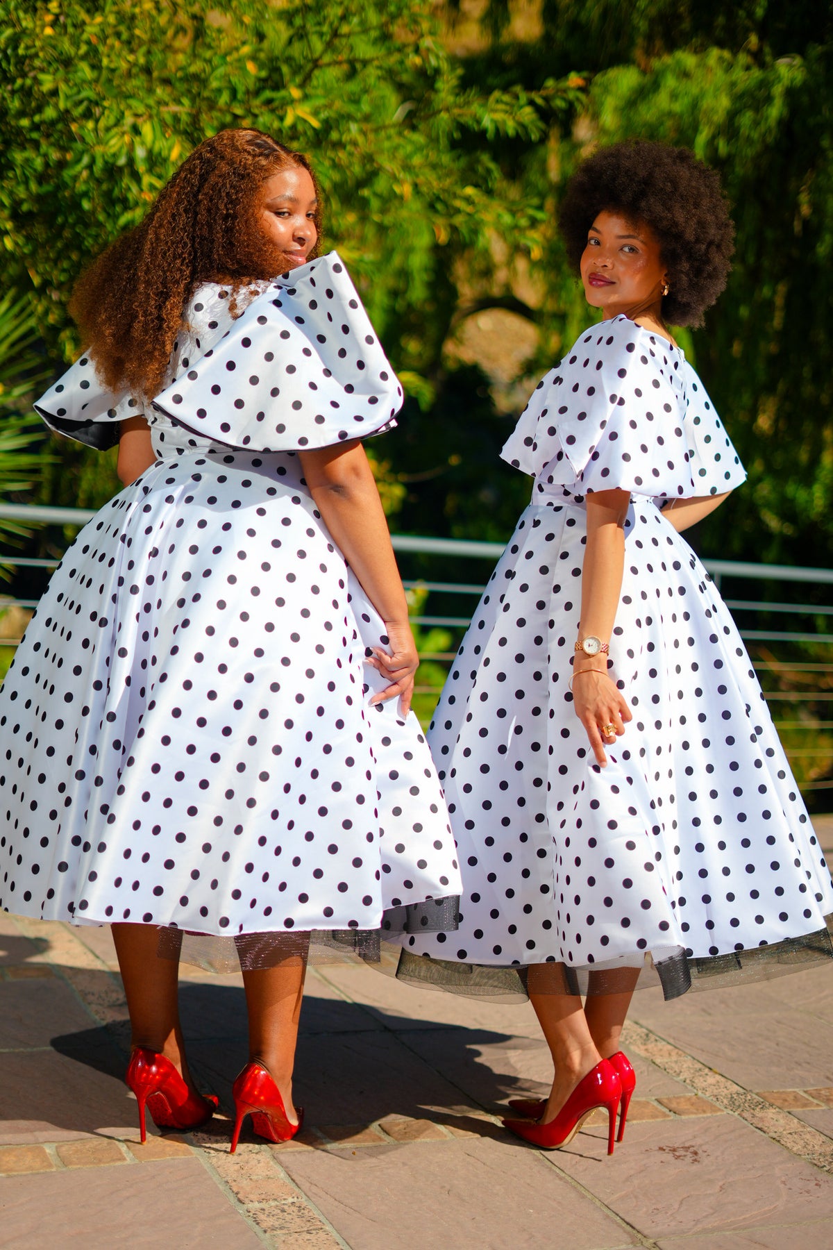 Shenell the Amélie polka-dot dress