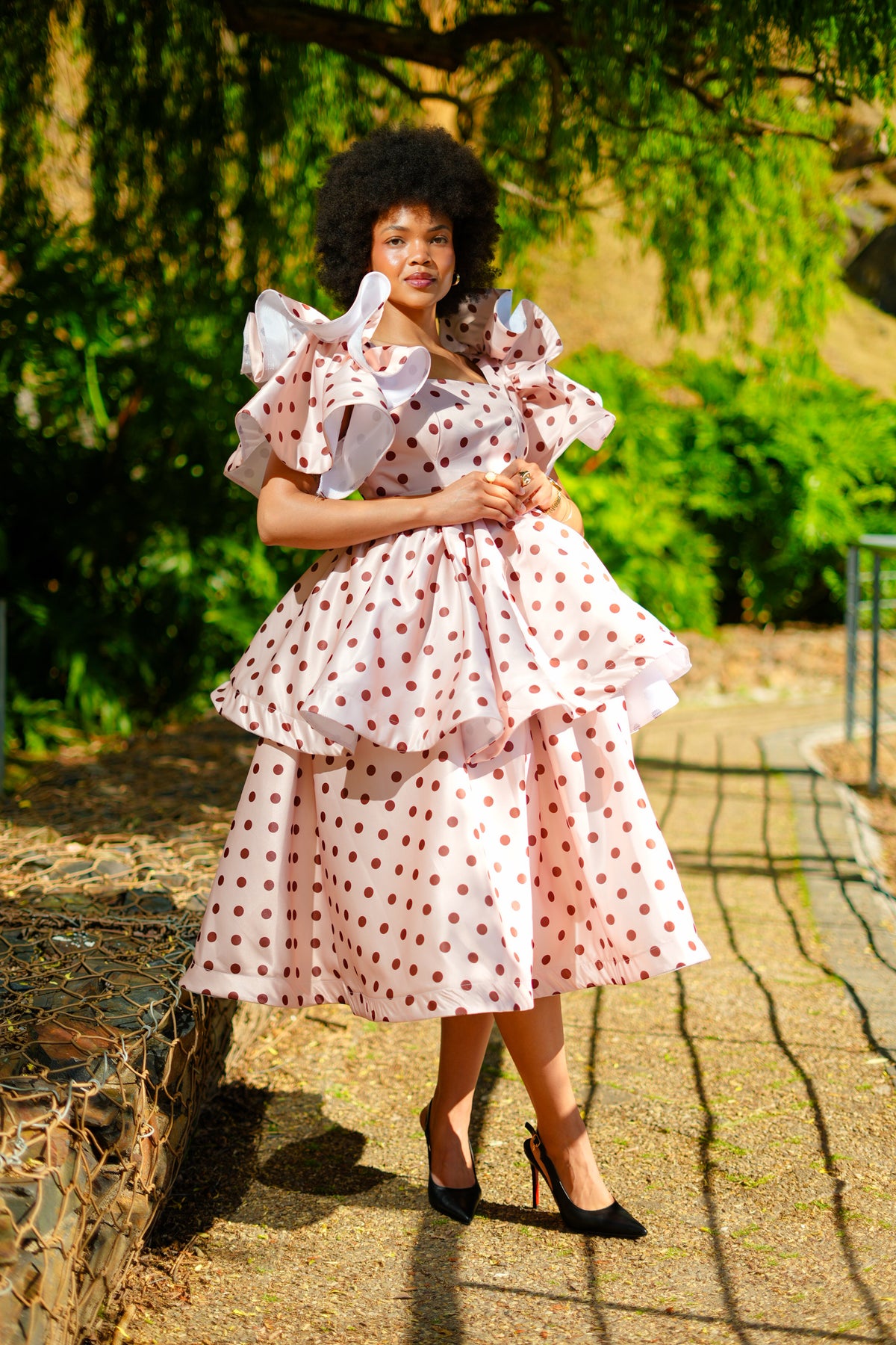 Rosalie Polka Dress