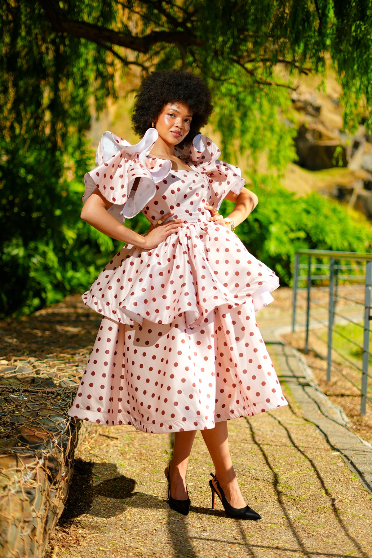 Rosalie Polka Dress