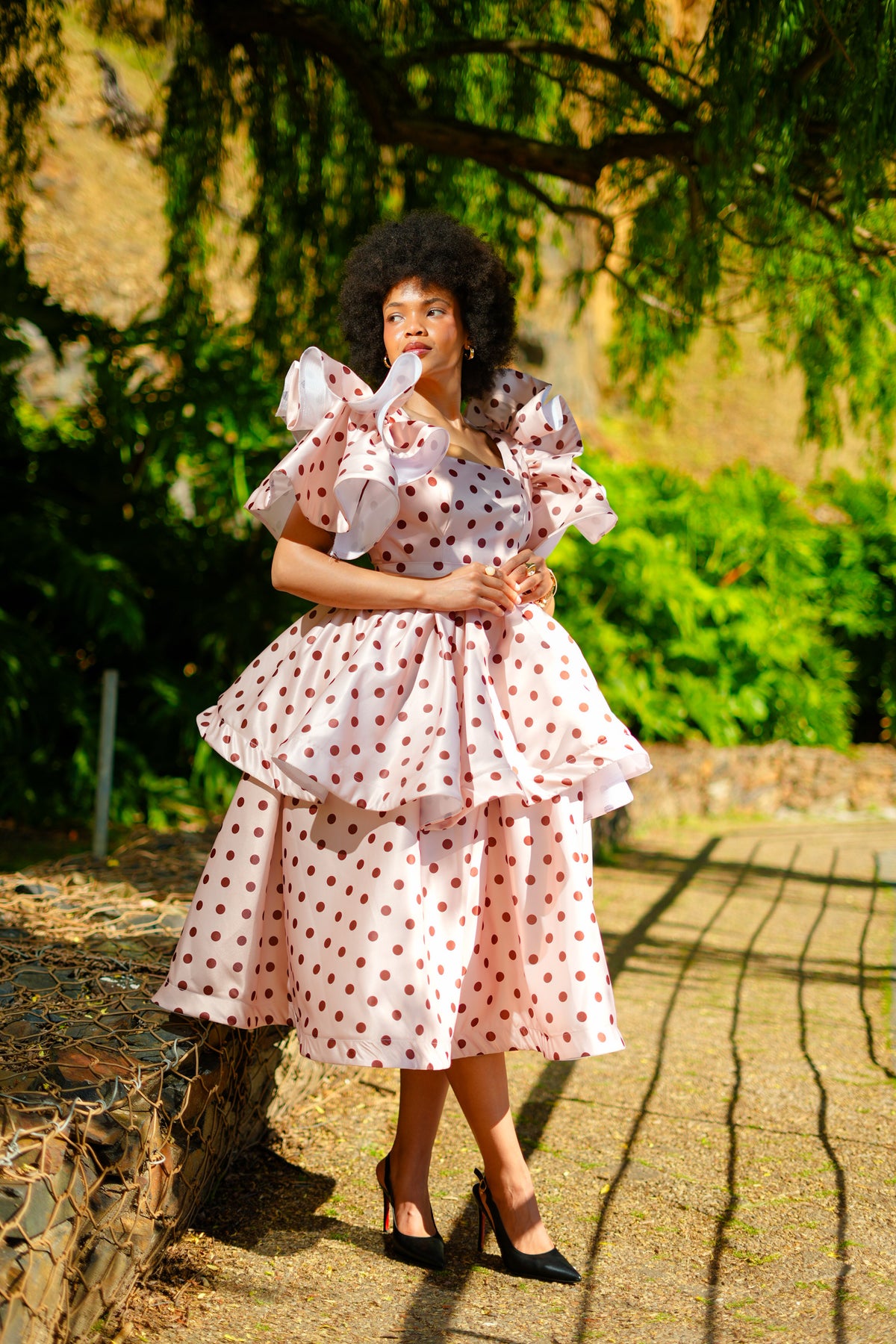 Rosalie Polka Dress