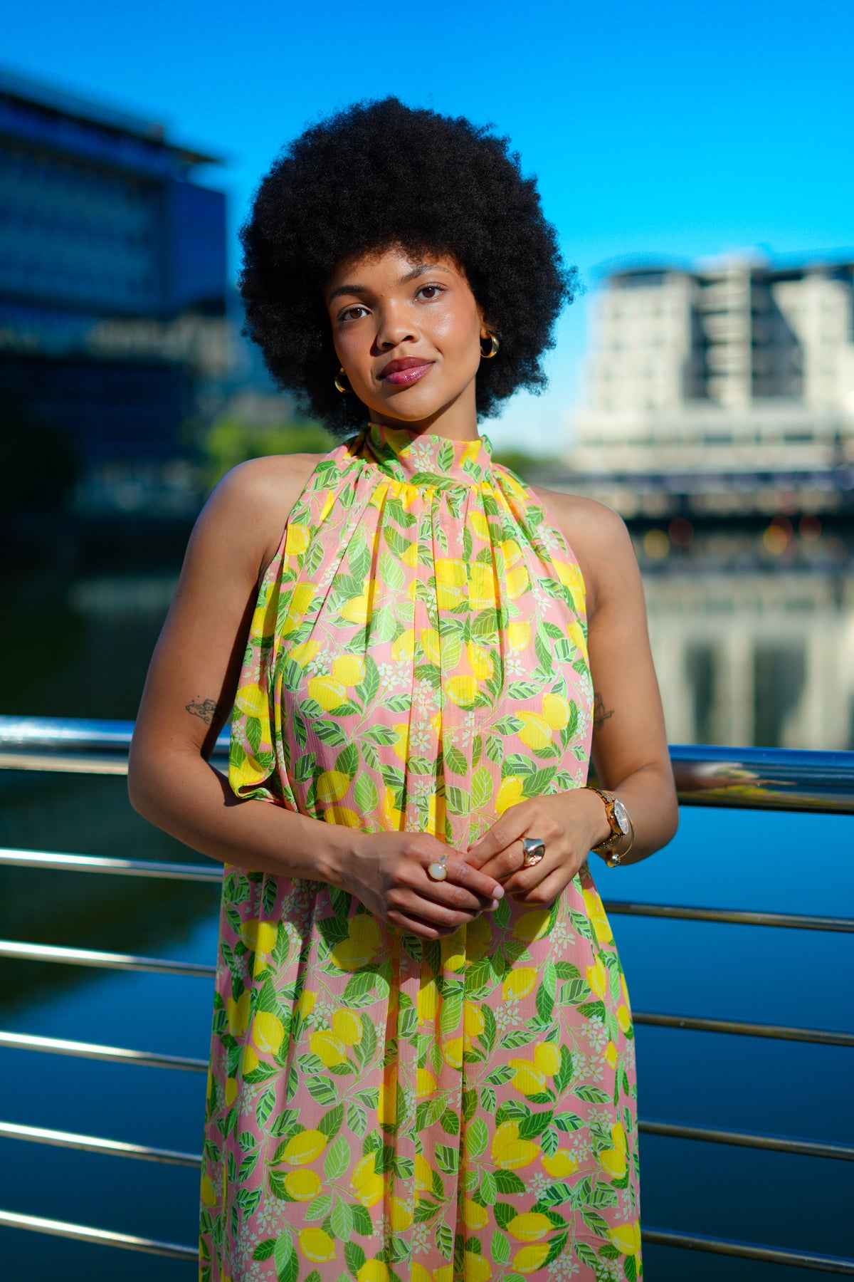Shenell the marigold dress