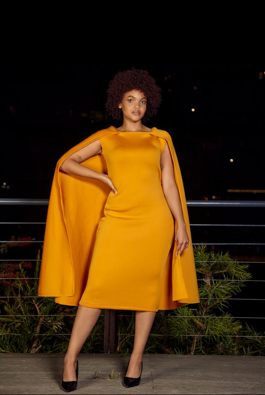 shenell kremlyn design yellow dress